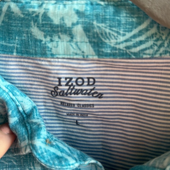 Men’s Izod Shirt Size Large - Picture 2 of 4